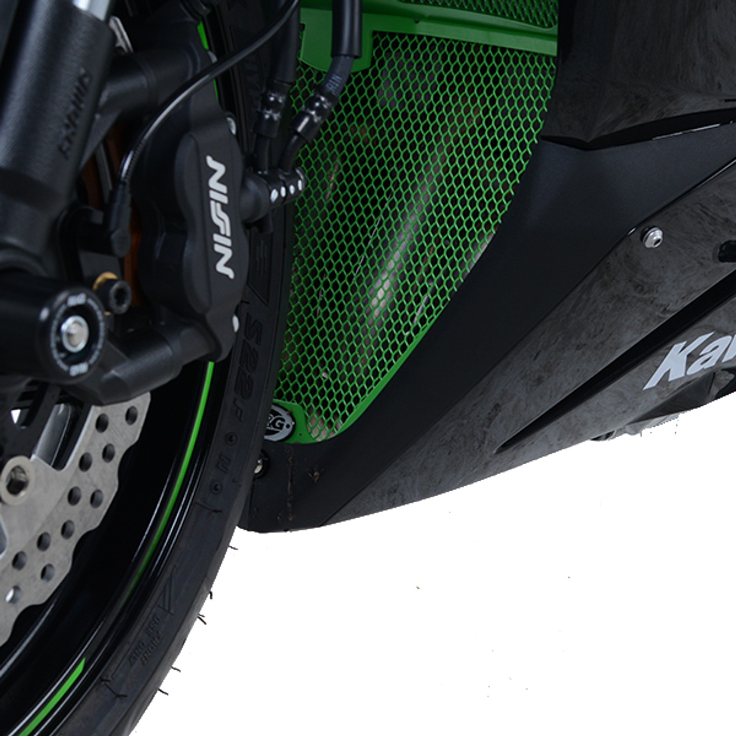 R&G Racing Downpipe Grille for Kawasaki ZX636 '19-'22 R&G Racing Downpipe Grille for Kawasaki ZX636 '19-'22